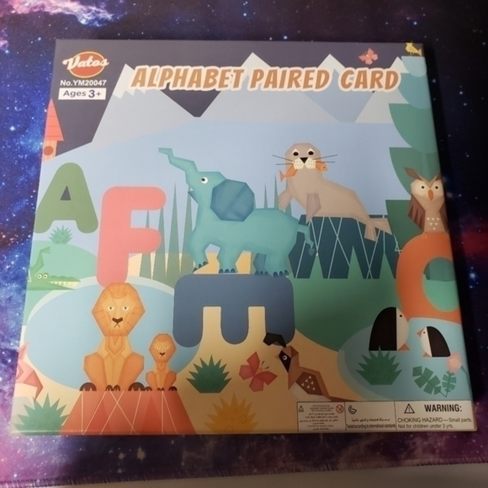 Alphabet and number cards